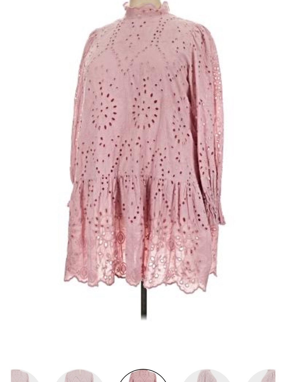 ELOQUII Blush Pink Boho Eyelet Dress - NWT - Size 24